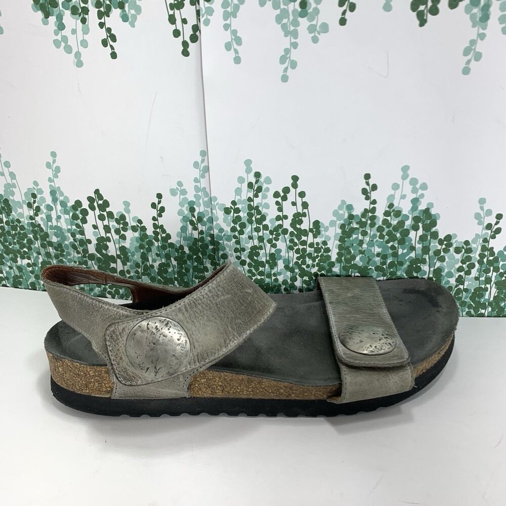 Taos Leather Strap Comfort Slide Sandals Size 9-9.5 Or 40 EU Womens - Picture 2 of 16